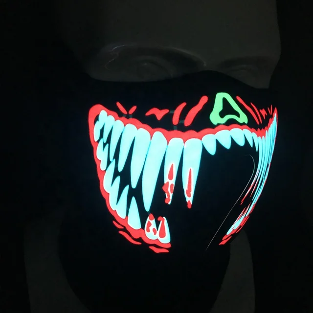 Download Led Sound Activated Mask Light Up Halloween Mask Buy Led Sound Activated Mask Halloween Mask Party Mask Product On Alibaba Com PSD Mockup Templates