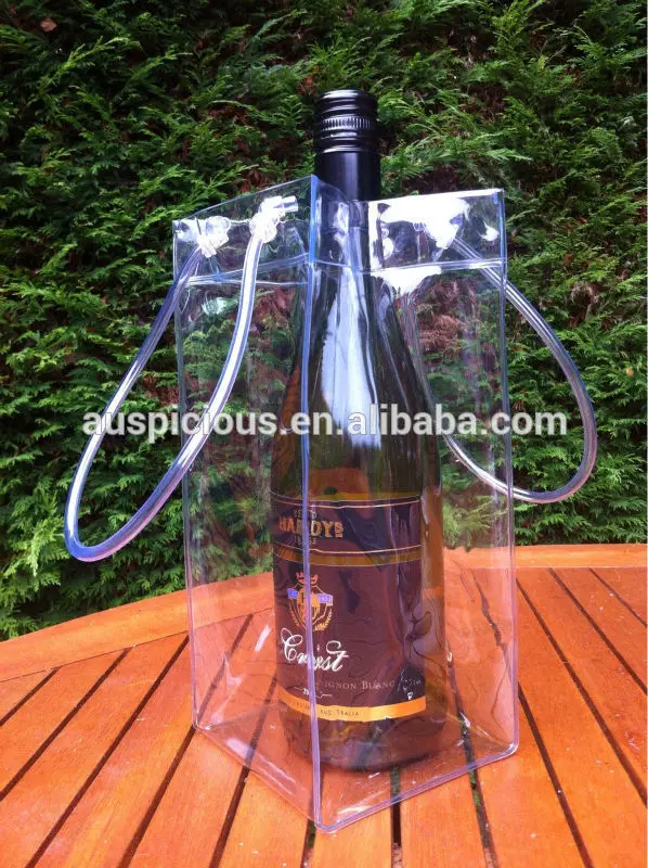 plastic wine ice bags