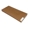 UK Outdoor Fireproof 3D Embossed Plastic Wood Planks Floor Reviews Composite Hollow WPC Decking