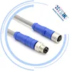 m8 double ended cordset 3 Pin grey colour PVC waterproof sensor cable connector