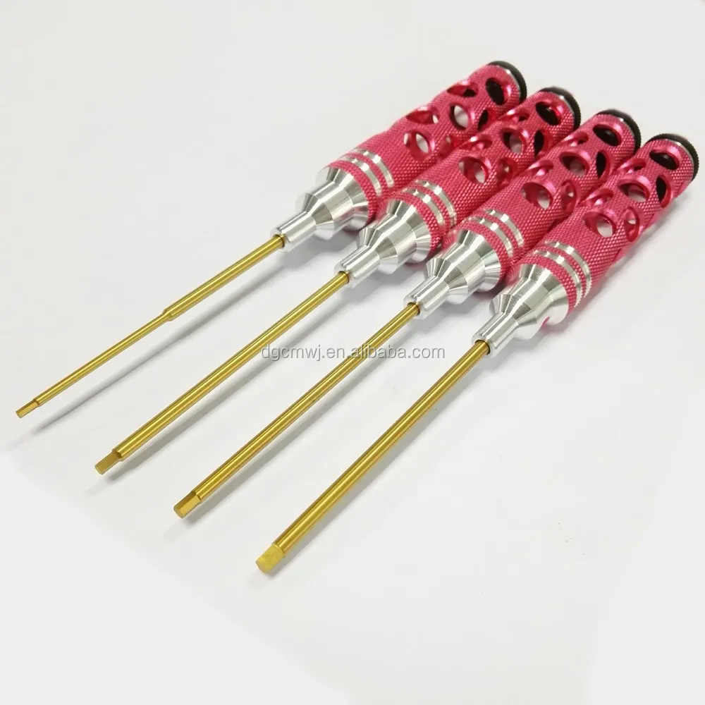 Handle Hex Rc Screwdriver Set With Titanium Coating