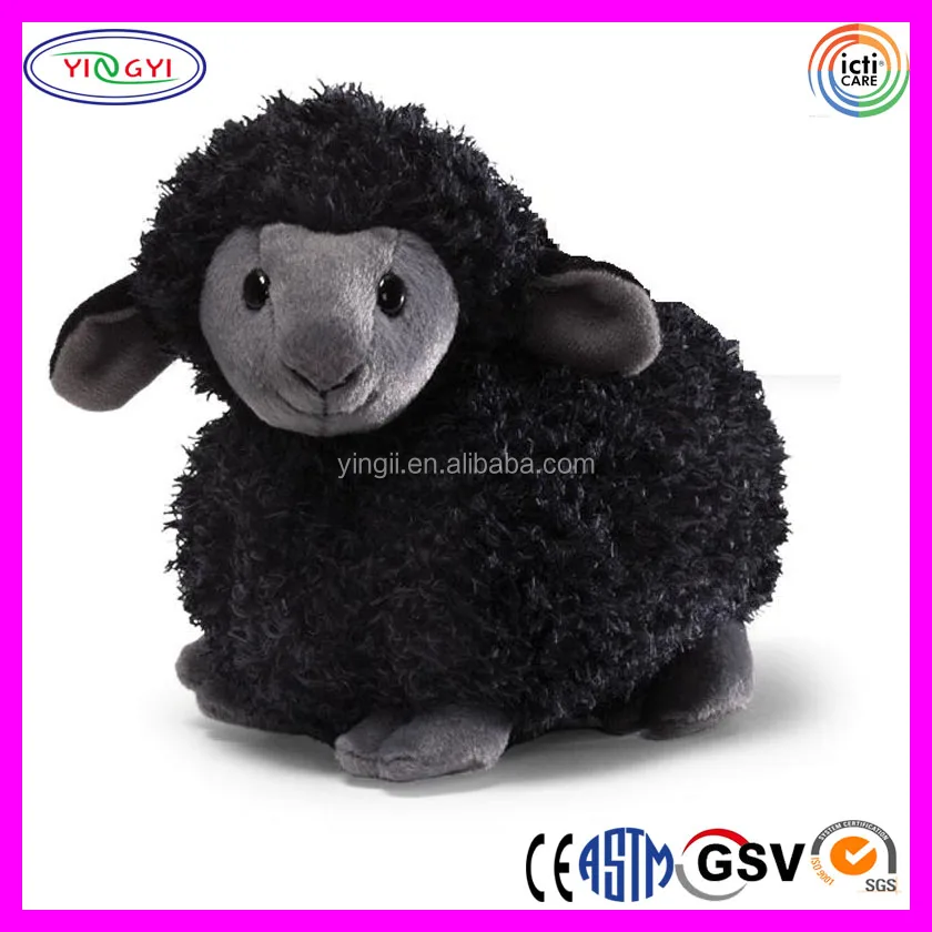 stuffed black sheep