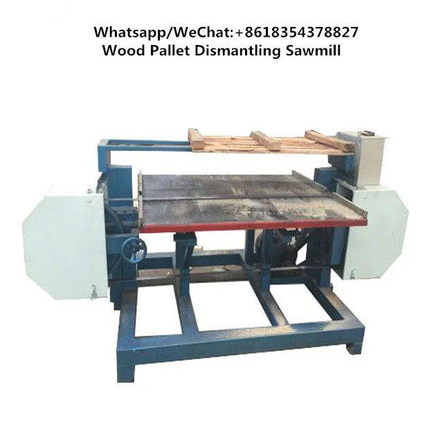 customized bandsaw pallet dismantler
