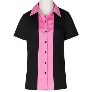 Wholesale working clothes short sleeve polo shirts women work uniform style Wholesale working clothes short sleeve polo shirts women work uniform style