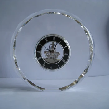 Conda Quartz Skeleton Desk Clock Mn5163 Crystal Desk Clock