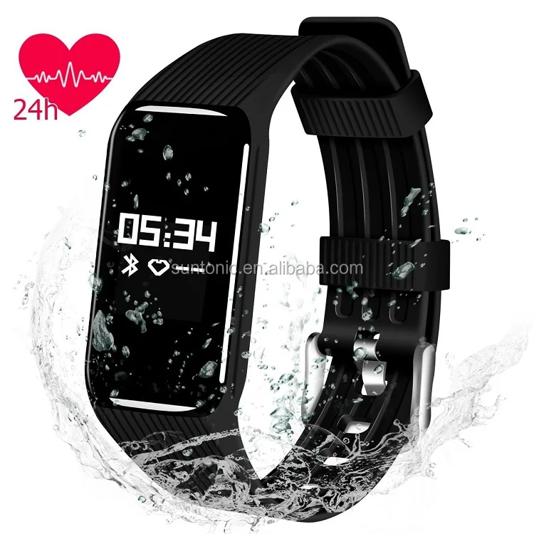 K1 Fitness Watch :Smart Band with Sleep Monitor, Smart Bracelet Pedometer Wristband with Replacement Band for iOS & Android