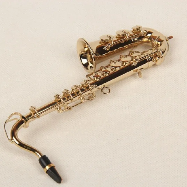Mini Furnishing Music Craft Copper Alto Saxophone For Gift Buy Music