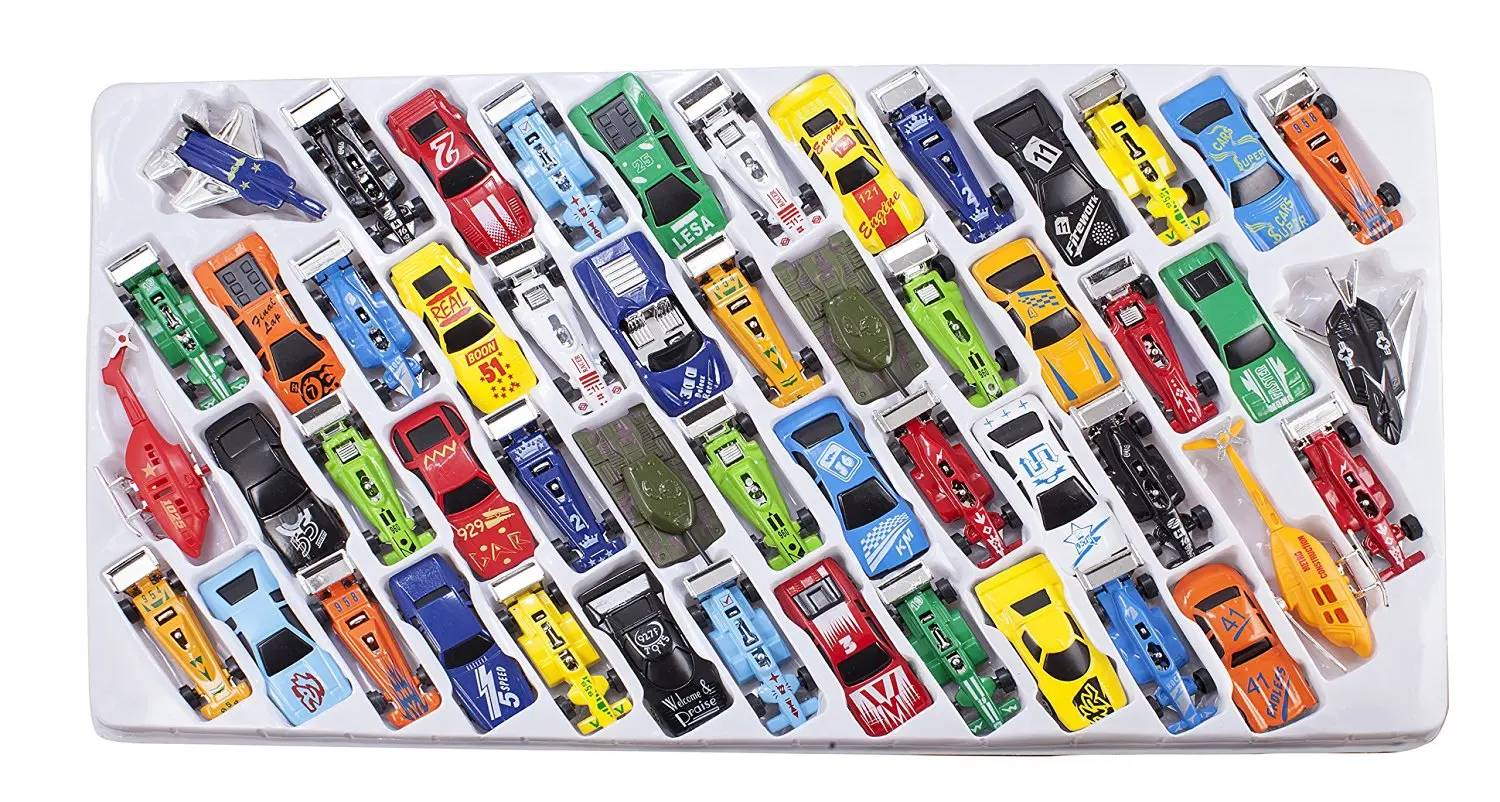 50 toy cars