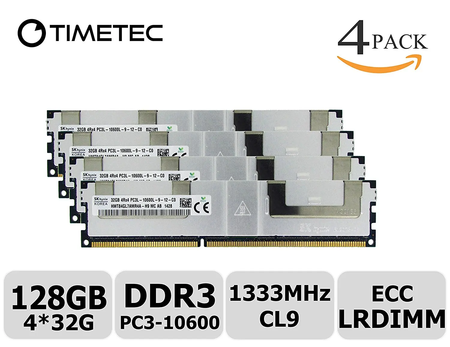A-Tech 32GB Module for SuperMicro SuperServer 6017R-TDF DDR3 ECC Load Reduced LR DIMM PC3-12800 1600Mhz 4rx4 1.35v Server Memory Ram