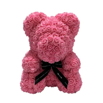 Girl Heart Gift Flower Teddy Rose Valentine Teddy Bear For Sale ...