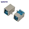 WINPIN electronic component USB 3.0 b type female right angle dip connector