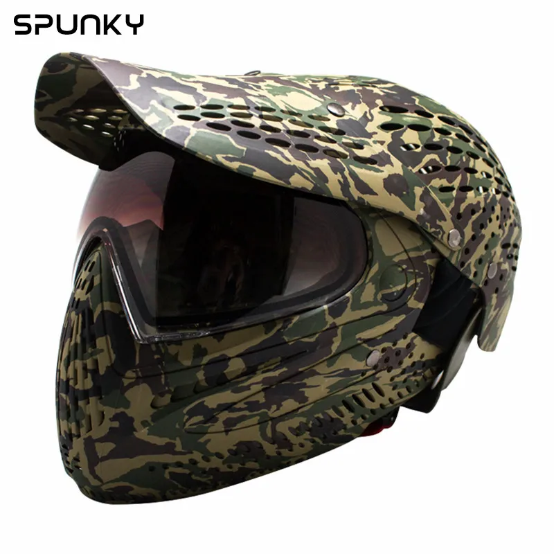 Paintball Mask Full Head Protection Impact Resistant For Airsoft Bb Gun Hunting Cs Game Buy
