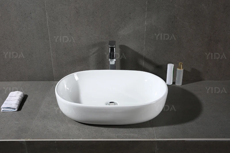 Europe Popular Ceramic Bathroom Wash Basin Shampoo Basin Wash Head Color Design Sink XS0032
