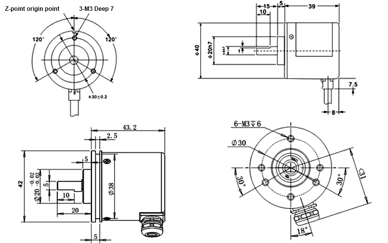 Omron e6b2 cwz6c схема подключения