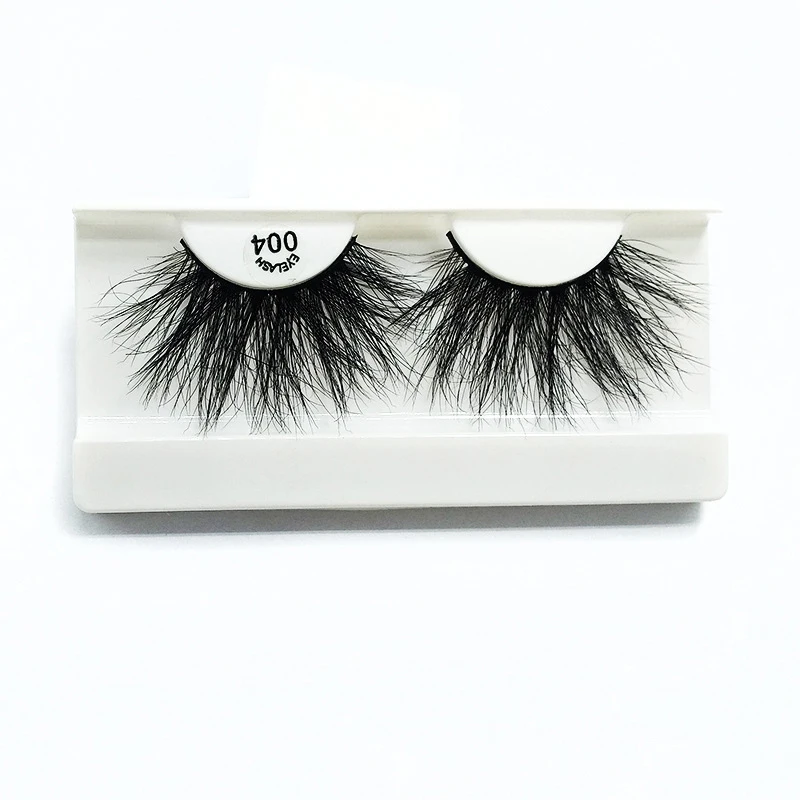New Arrival 25mm Mink Eyelash Long Mink Fur Eyelash 25mm Fluffy 3D Mink Eyelashes