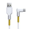Wholesale top quality L shaped right angle component 90 degree usb cable micro metal spring