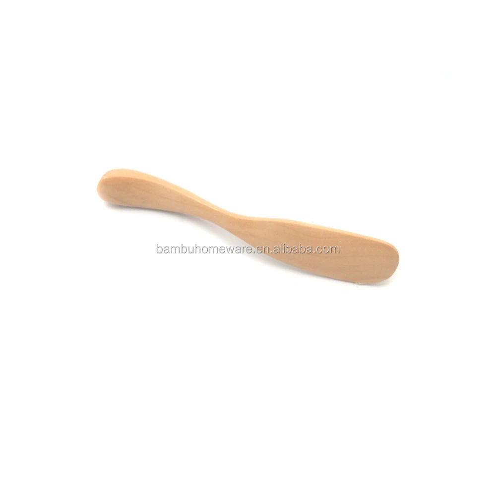 Novelty Eco Friendly Cheese Knives Small Butter Knife Reusable Wooden Butter Knife