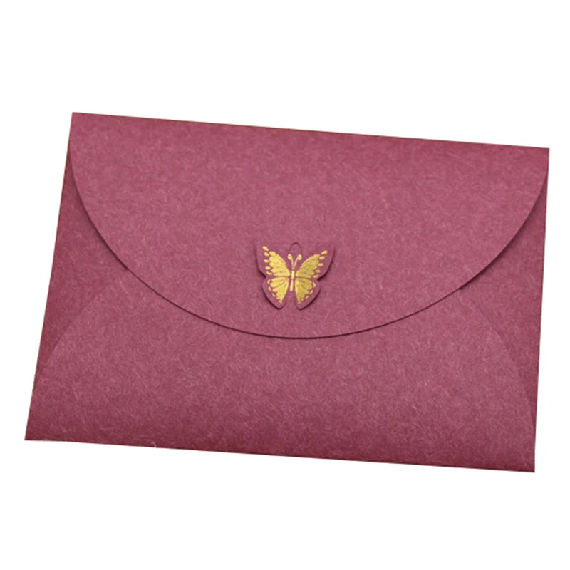 Custom Color Printed Paper Envelope Decorative Handmade Envelope Gift