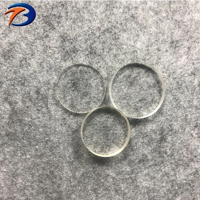Custom optical glass sapphire watch glass window optical sapphire crytal window