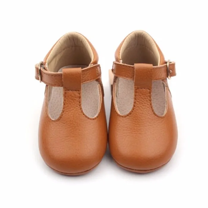 Top Selling Outdoor Soft Sole Leather Funny T-bar Boys Newborn Baby ...