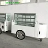 Hot sale soft serve ice cream roll cart push