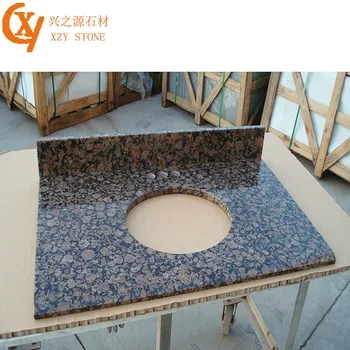 Polished Brown Granite Hotel Banjo Vanity Tops Countertop Brown Granite Hotel Banjo Vanity Tops