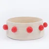 Nordic universal cat bed cat house handmade cotton rope small kennel