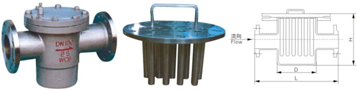 stainless steel magnetic industrial filter for water fuel oil fluid