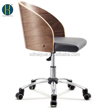 2016 Elegant Swivel Lift Plywood Frame Leather Office Chair Staff