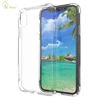 Air Cushion Shockproof bumper TPU case for iPhone X transparent anti-shock cover case with anti-dust sound conversion holes