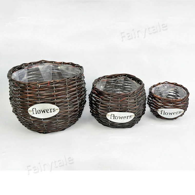 Cheap Wicker Flower Basket for Sale