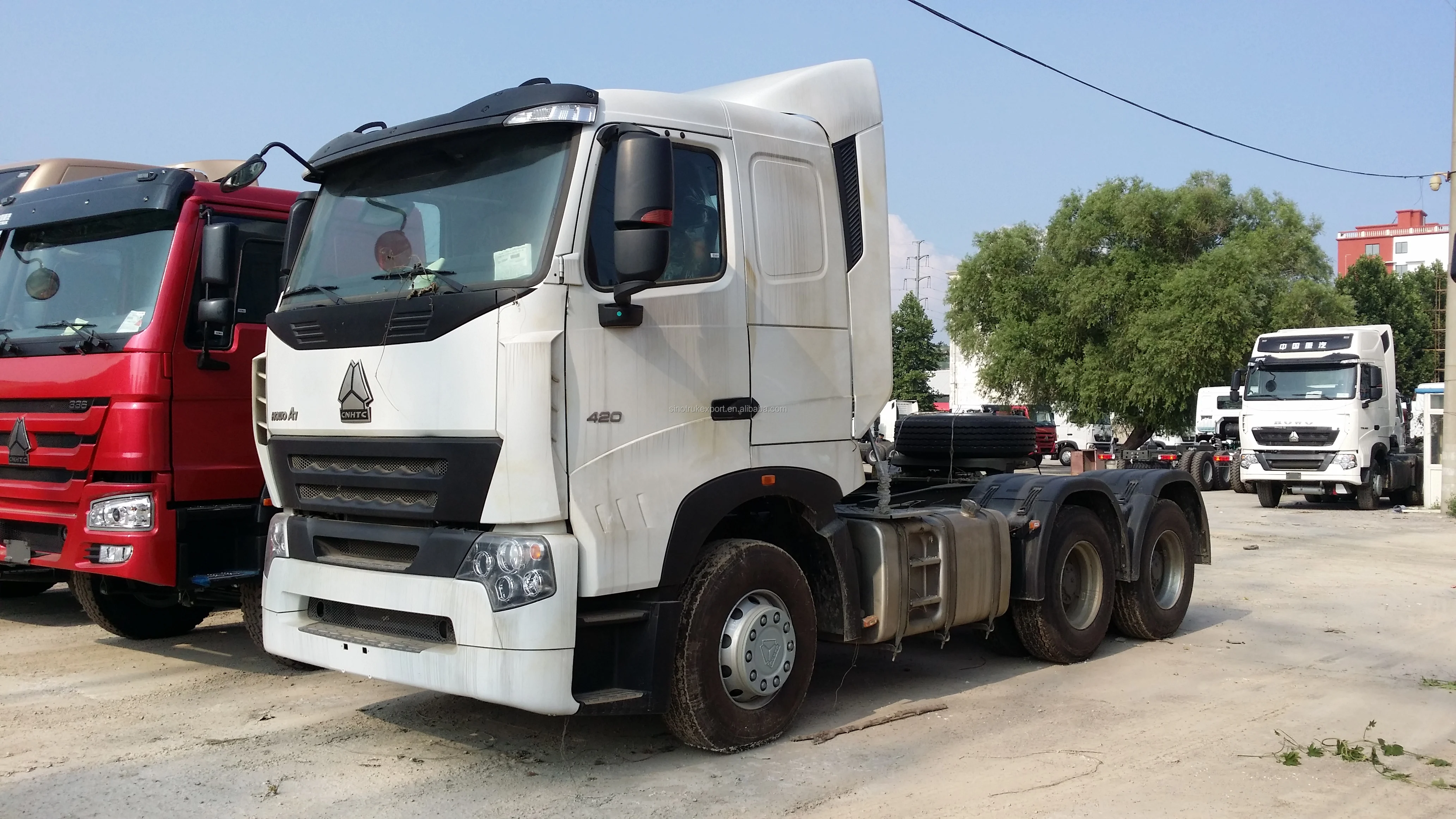 sino howo a7 new design trailer howo a7 6x4 tractor truck price