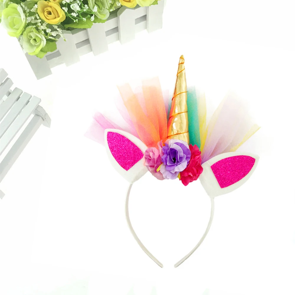 Baby Kinder Haarband Stirnband mit Ohrschutz Hairband mit Aplikation