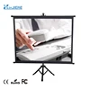 manual drop down projector screen portable folding outdoor mini tripod projection screen for camping