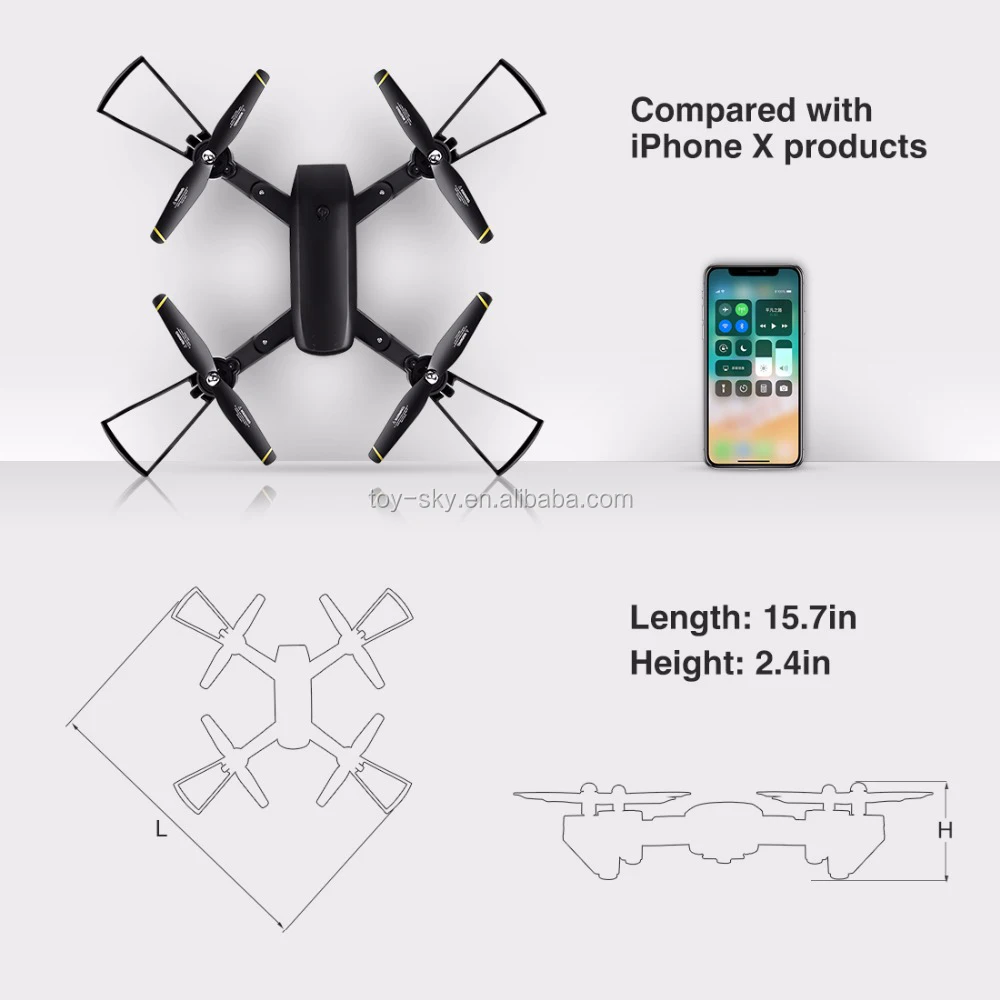 S169 Smart Flight Optical Flow Sensor Foldable Drone Selfie Drone