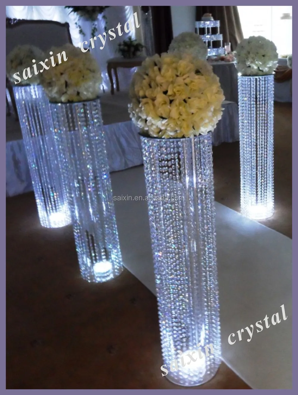 Led Light With Remote Control Wedding Centerpieces Buy