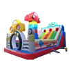 advertising car theme amusement park/ inflatable bouncy jumping castle combo slide