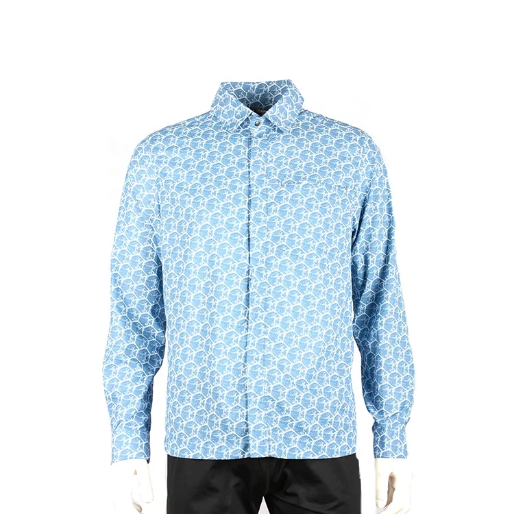 camisas azul cielo hombre