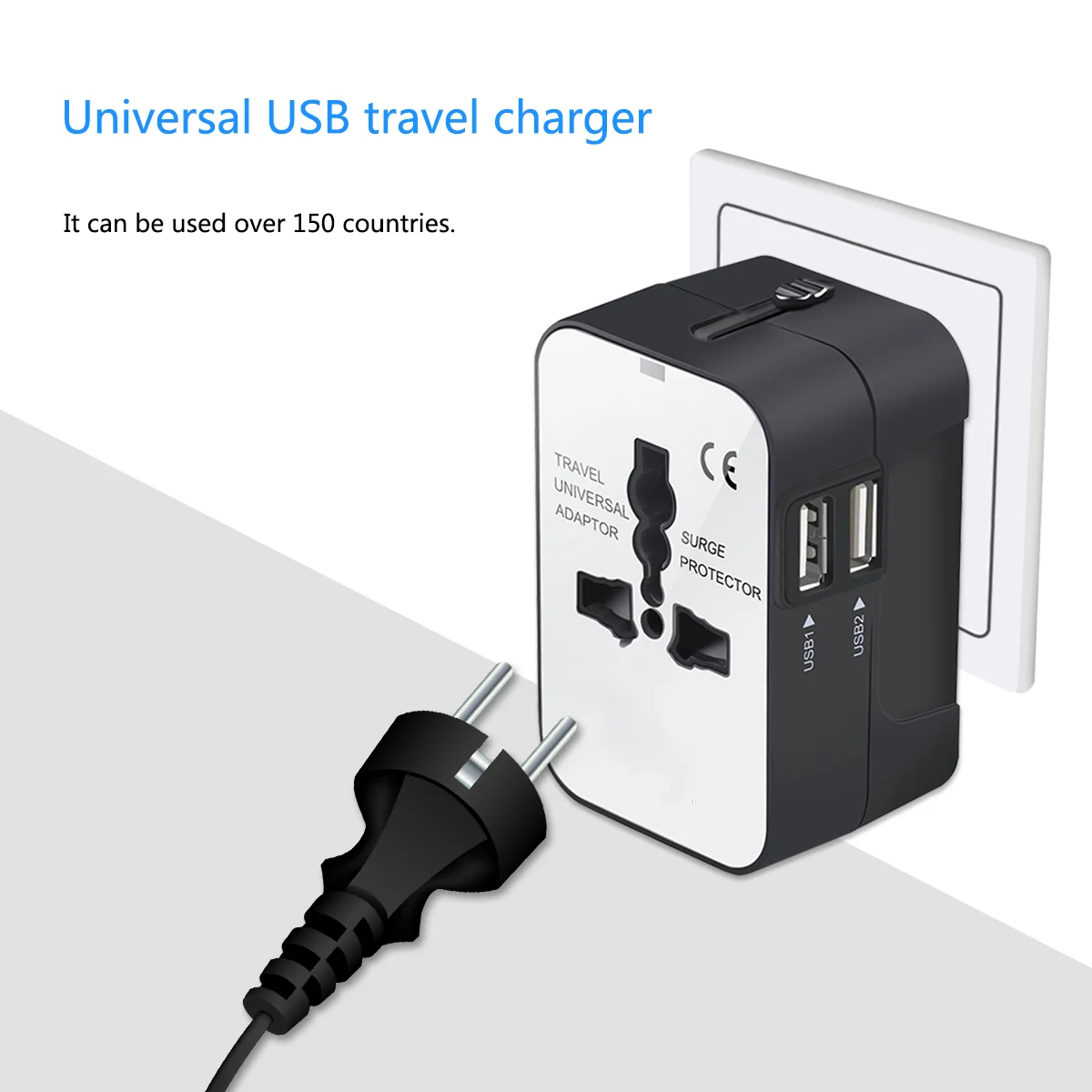 Hot Sell Plug Universal Travel Usb Adapter / World Travel Adaptor ...