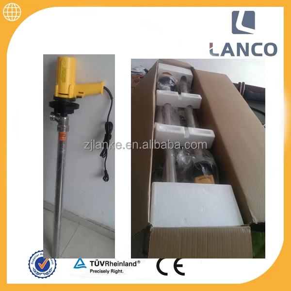 200 L/min 304ss Electric Chemical Drum Pump/ Electric Oil Drum Pump For