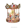 6 Seats Mini Horse Rides Carousel Circle Running Children Playing Indoor Playground Fun Equipments