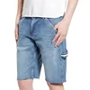 wholesale custom fashion mens cotton tool loop denim shorts jeans shorts sport bermuda shorts