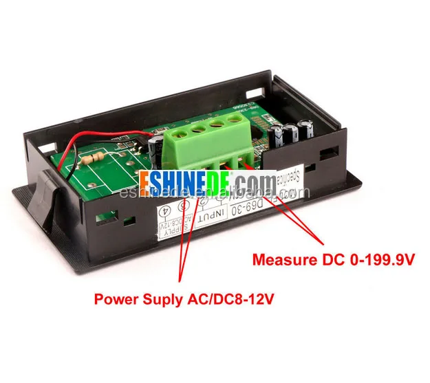 0-100v power supply dc Display Dc Voltage Digital 0 Circuit Lcd 199.9v Voltmeter