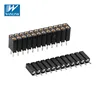 2.54mm pitch female ic socket connector Machine round Female Header H=7.0mm HY1029-01