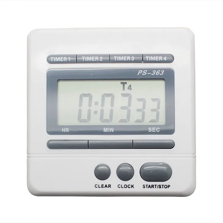 4 Groups Large Lcd Display Small Digital Timer With High Definition