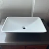 fancy countertop vanity cabinet trough utility mini bathroom solid surface single bowl sink