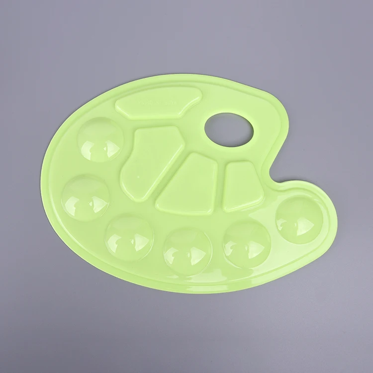 Xinbowen Wholesale Art Supplies Colorful Plastic Paint Palette Tray