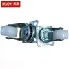 1 inch Plastic Wheel Rectangle Top Plate Fixed Swivel Caster Set