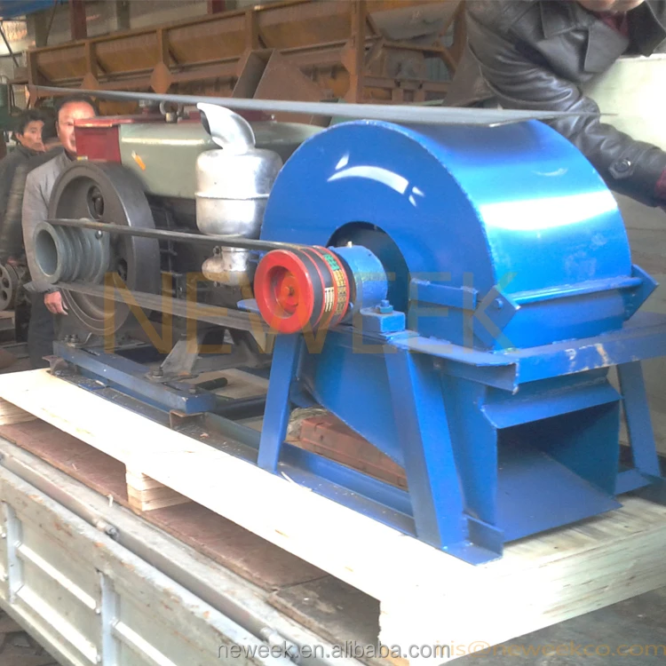 Neweek High Efficiency Electric Wood Grinding Machine Mushroom Wood