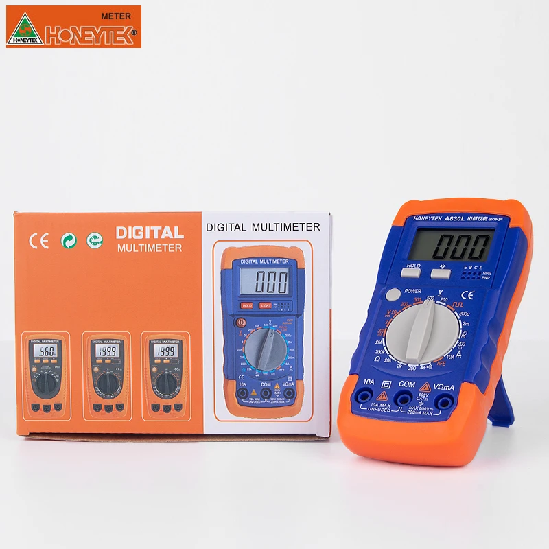 A830L LCD Digital Multimeter Spannung Diode Frequenz Multimeter Test Strom M6 YR 
